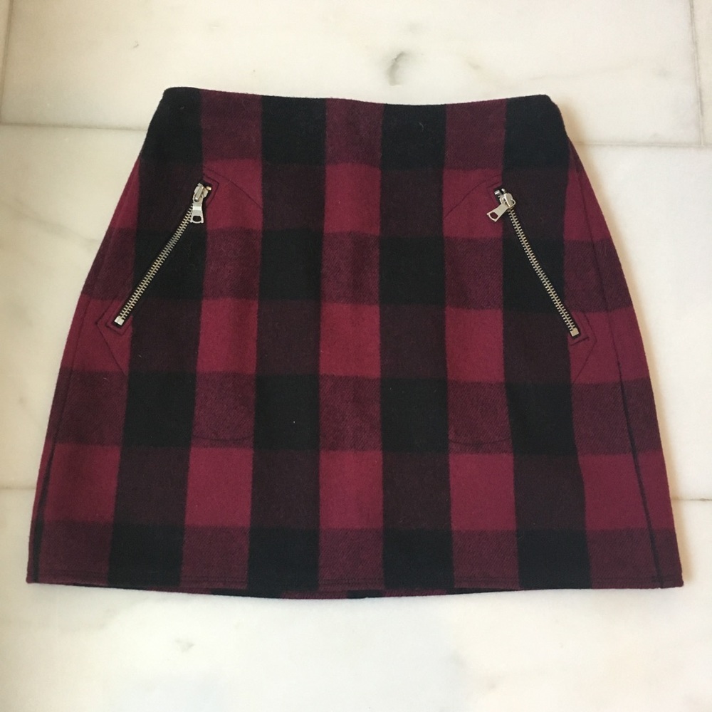 Plaid Mini Skirt - Picture 1 of 4